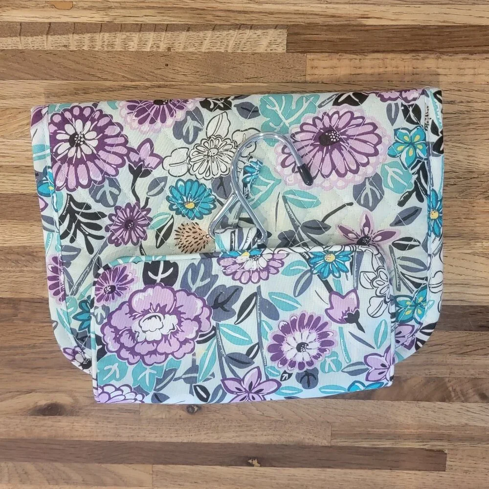 Vera Bradley Iconic Hanging Travel Organizer in the Penelope's Garden Pattern